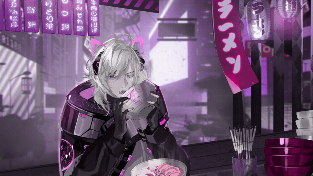 Animated Illustration. Art by siivvvvvv